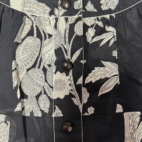 Vintage Hardy Amies London Silk Blend Navy Day Dress - Picture 5 of 8